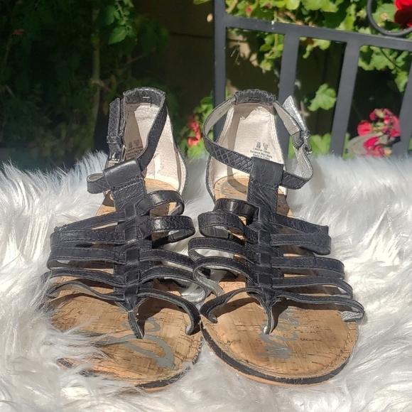 Sam Edleman Donna Gladiator Sandal Black 8 - Picture 8 of 13